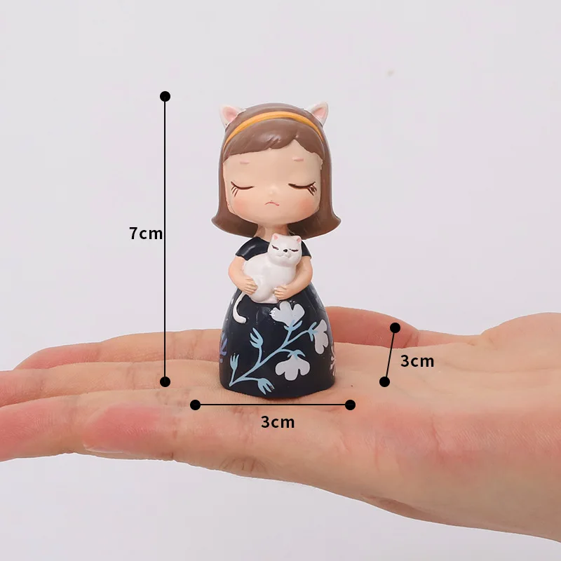 Топпер для торта с изображением полярного медведя единорога 4 шт.