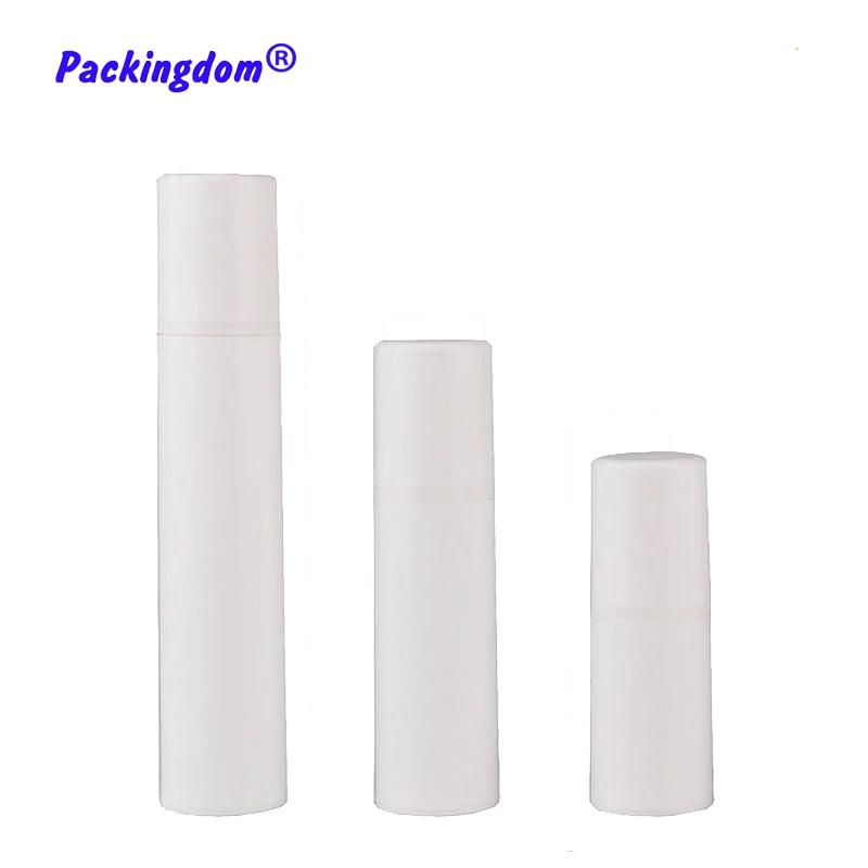 20 штук бутылки безвоздушного насоса Белая пустая косметическая упаковка Пластик