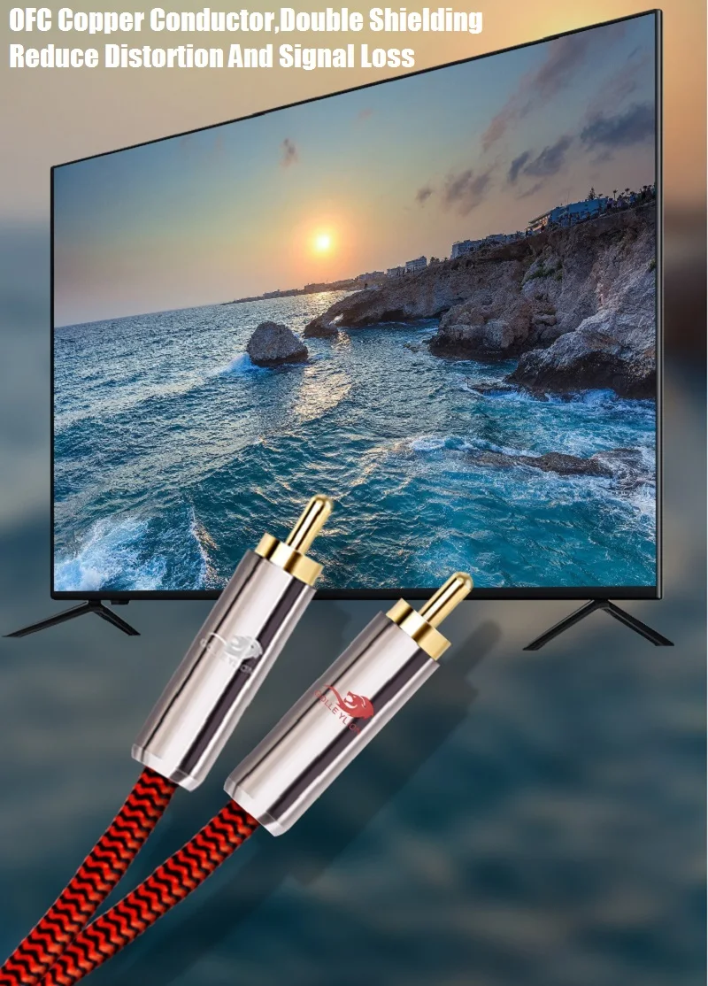 Удлинительный кабель RCA Мама-папа для усилителя сабвуфера динамика DVD ТВ стерео