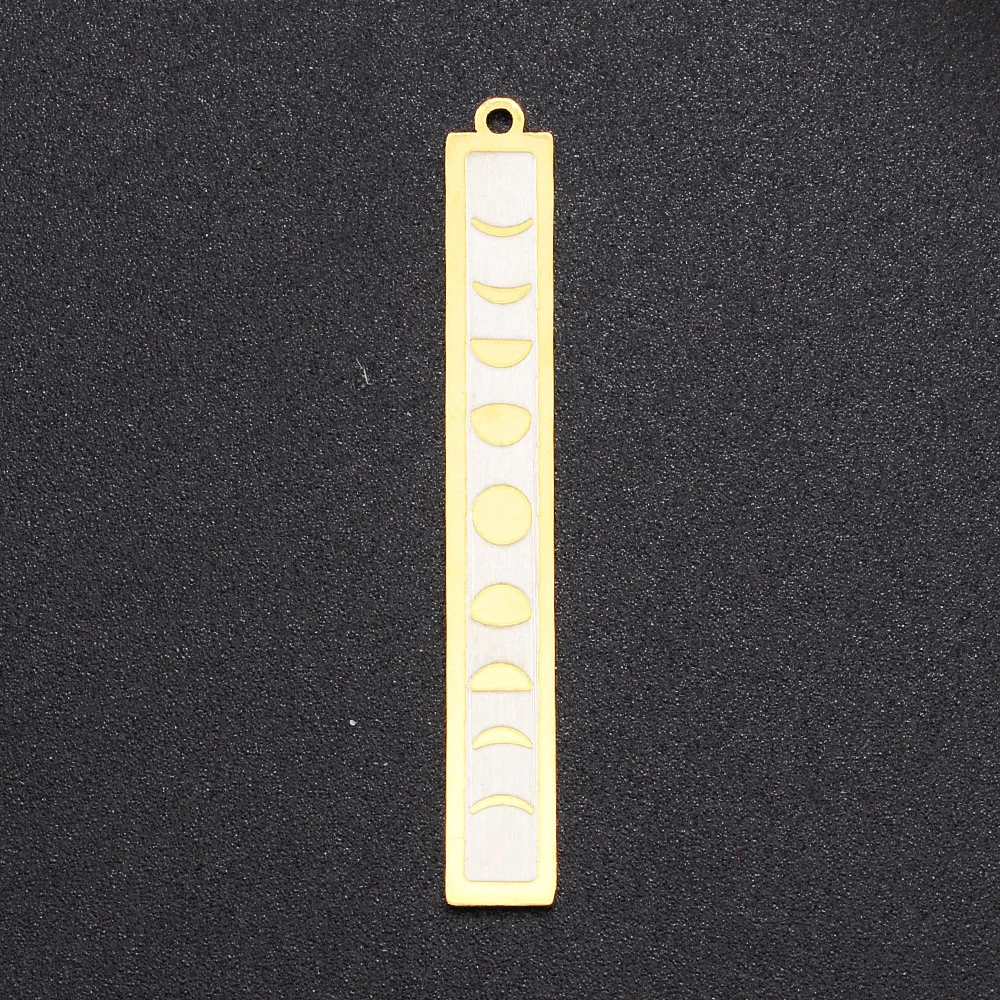 

Подвеска «Луна старт» из нержавеющей стали 100%, 5 шт./лот, оптовая продажа, фурнитура для изготовления ювелирных изделий, браслетов