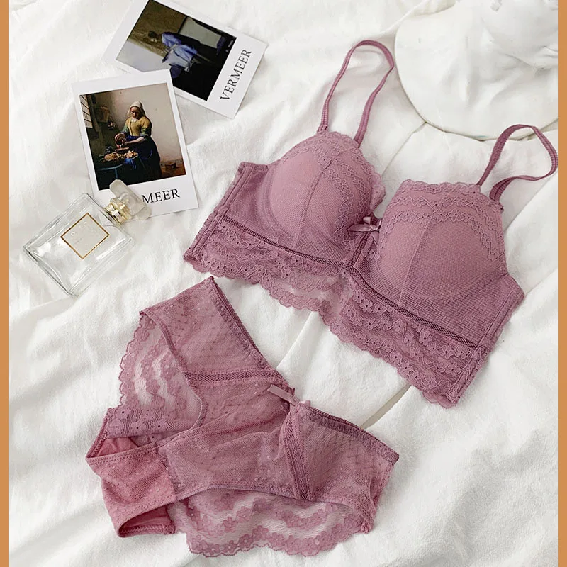 Пикантные Для женщин нижнее белье топа с полной чашкой и тонкой вышивкой стрейч