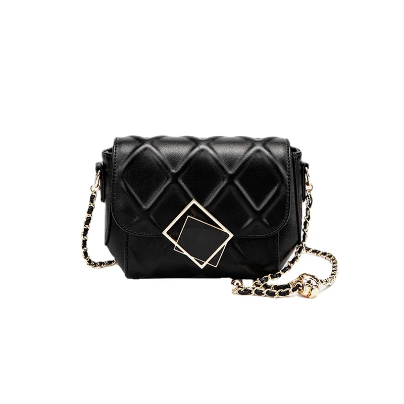 

2021 New Luxury Women Bags Fashion Chain Women Bags Shoulder Bags Solid Color PU Messenger Bags Women Bags Phone Bags Wallets