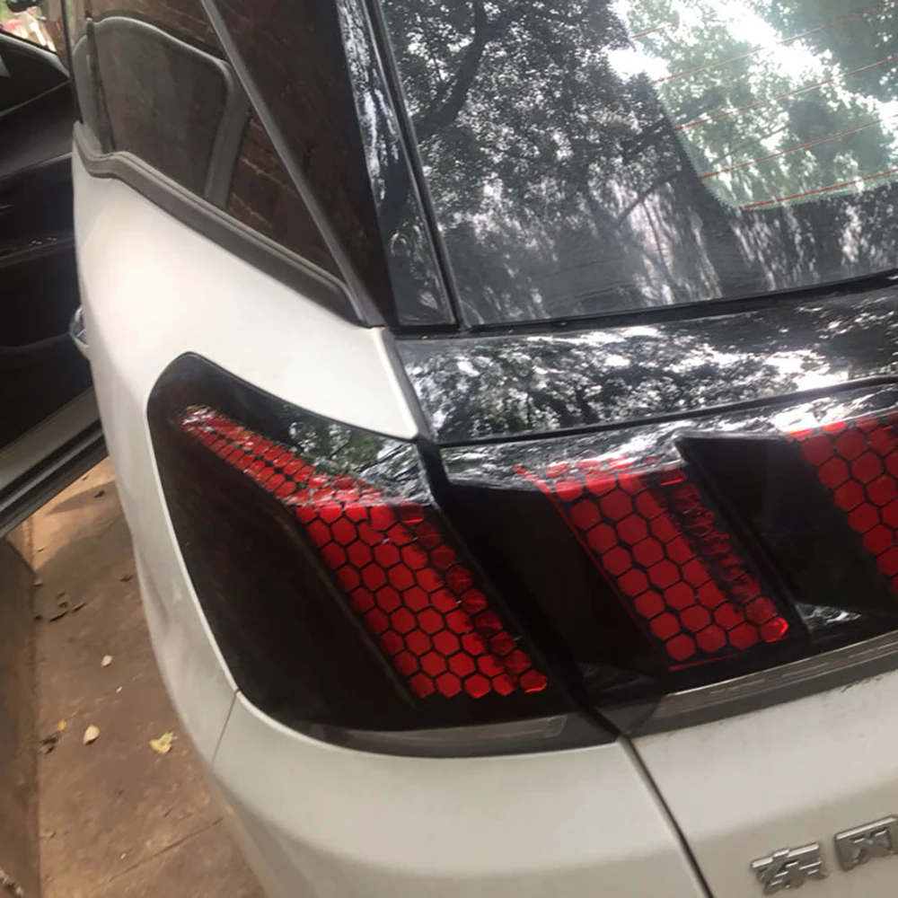 Подходит для Peugeot 3008 4008 5008 модификация специальная наклейка задних фонарей Mustang с