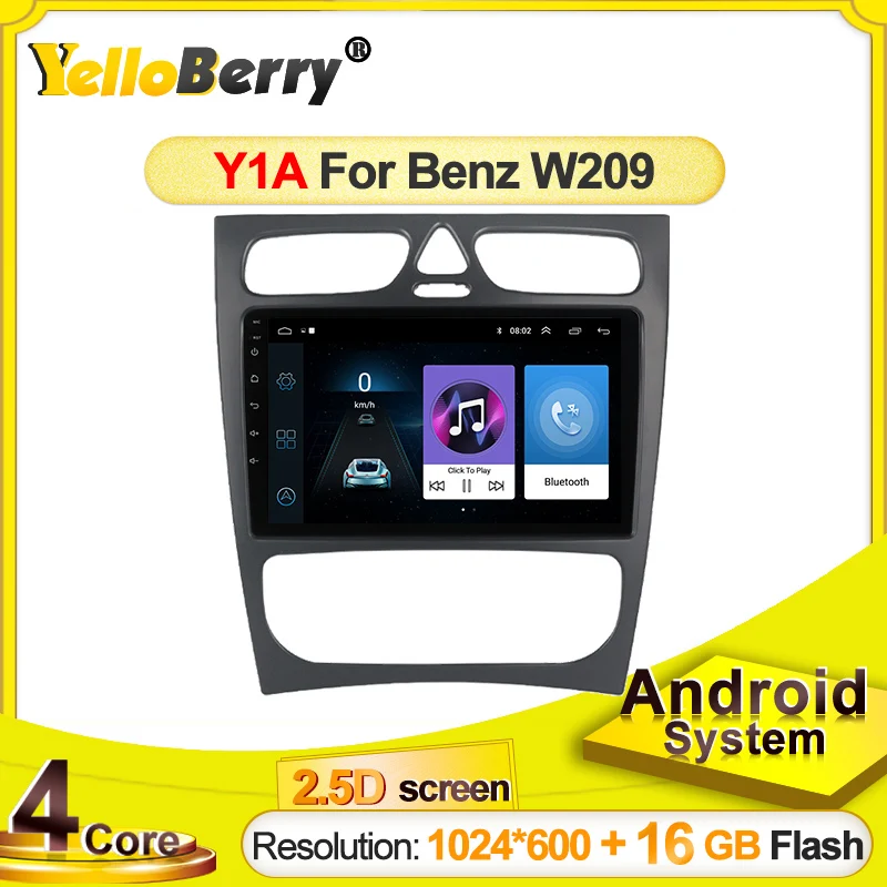 Автомобильный мультимедийный плеер с GPS-навигацией системой android для Mercedes Benz CLK W209