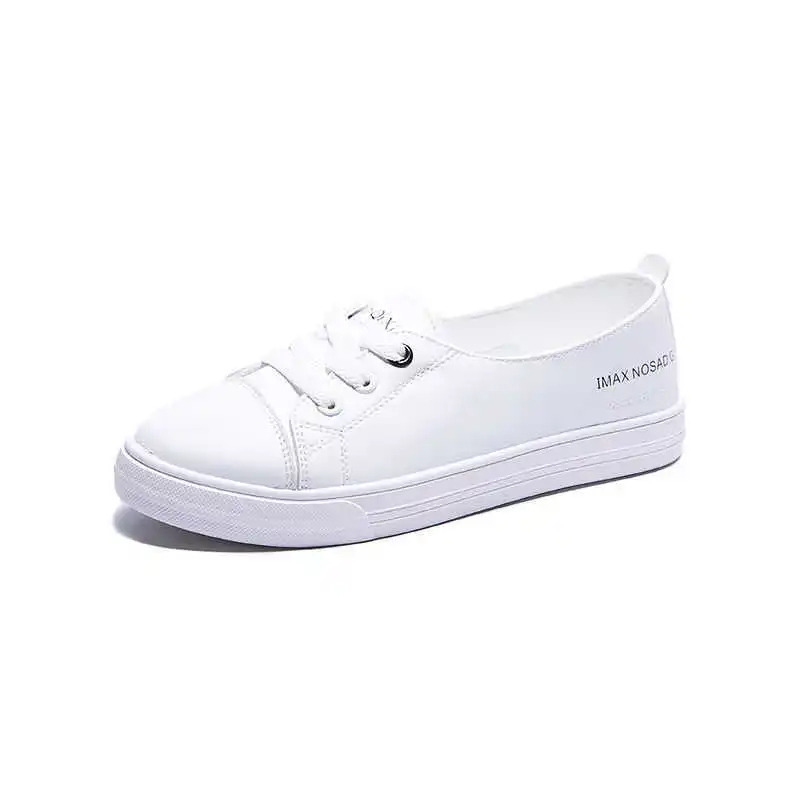 

Fashion Shoes Women's Vulcanize Shoes Spring New Casual Classic Solid Color PU Leather Shoes Women Casual White Shoes Sneakers