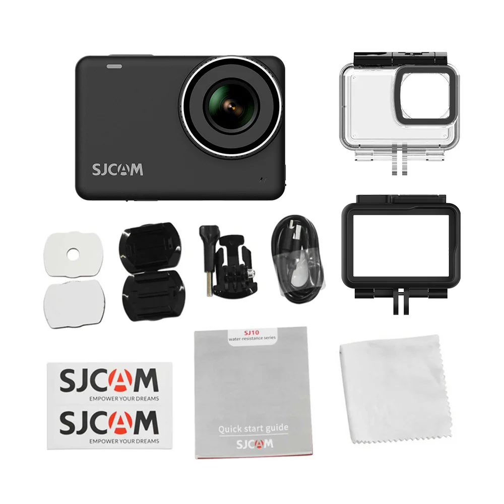

SJCAM SJ10 PRO 4K 12MP Action Camera Sport Camera with WiFi Remote Control 10M Waterproof for Live Stream Vlog Sport Camera