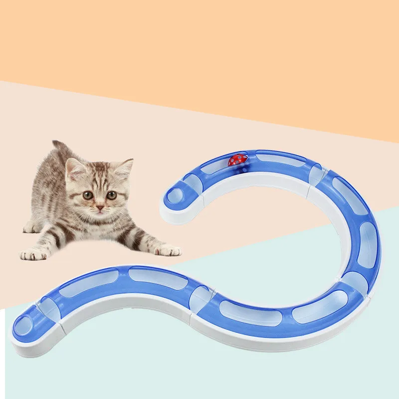 Кошачьи игрушки товары для домашних животных игра головоломка Пластик гоночный