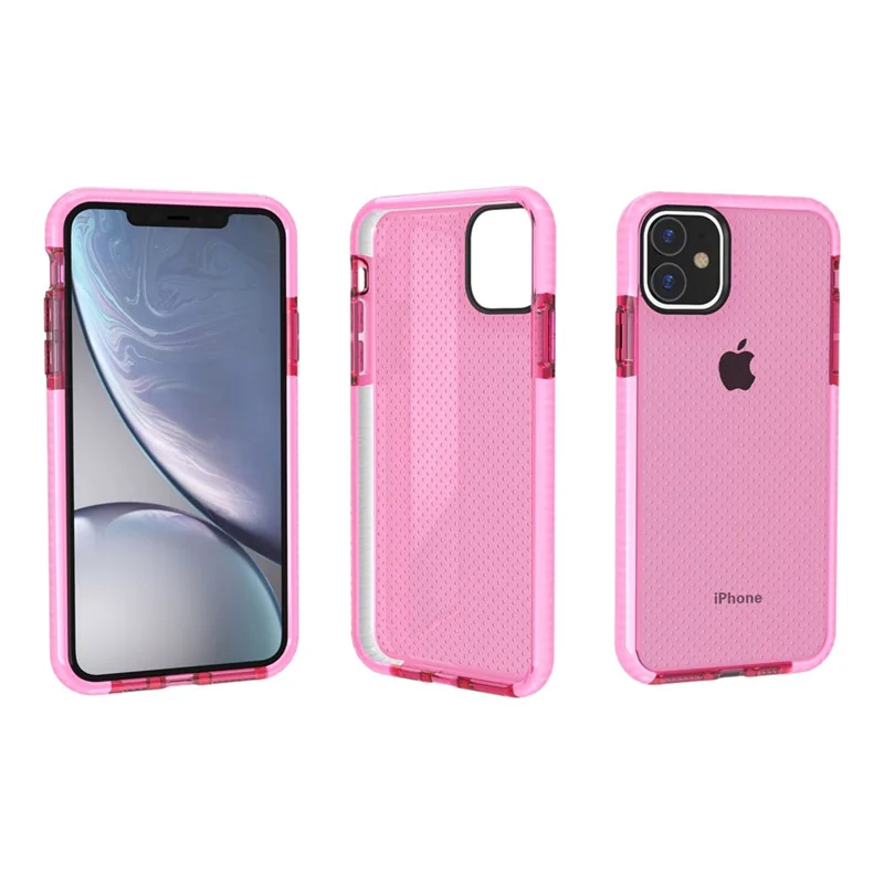 Брендовый защитный противоударный чехол-сетка для iPhone XS MAX XR 8 Plus 7, мягкий чехол из ТПУ для iPhone 11, чехол для телефона