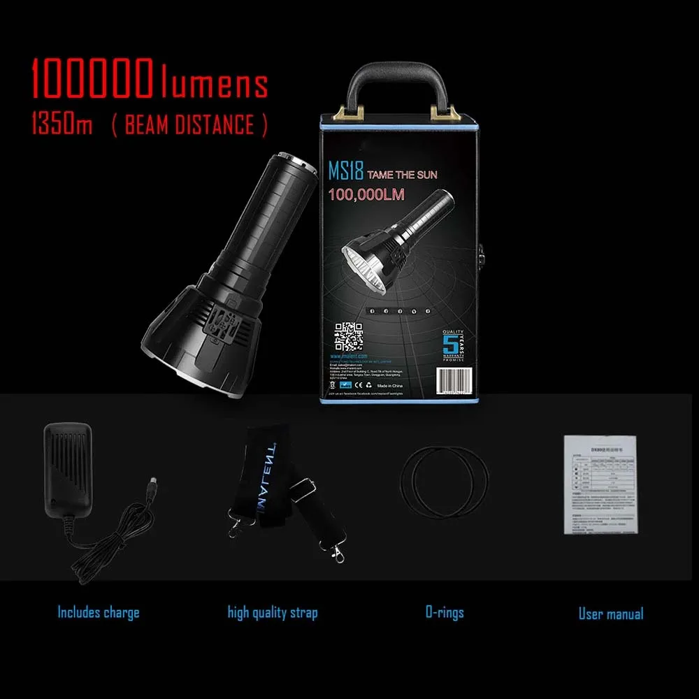 Скидка Фонарик 100000 лм, перезаряжафонарь мощный фонарик, 18 шт., Cree XHP70.2 LED IP56, водонепроницаемый, для кемпинга, ночной рыбалки, велоспорта