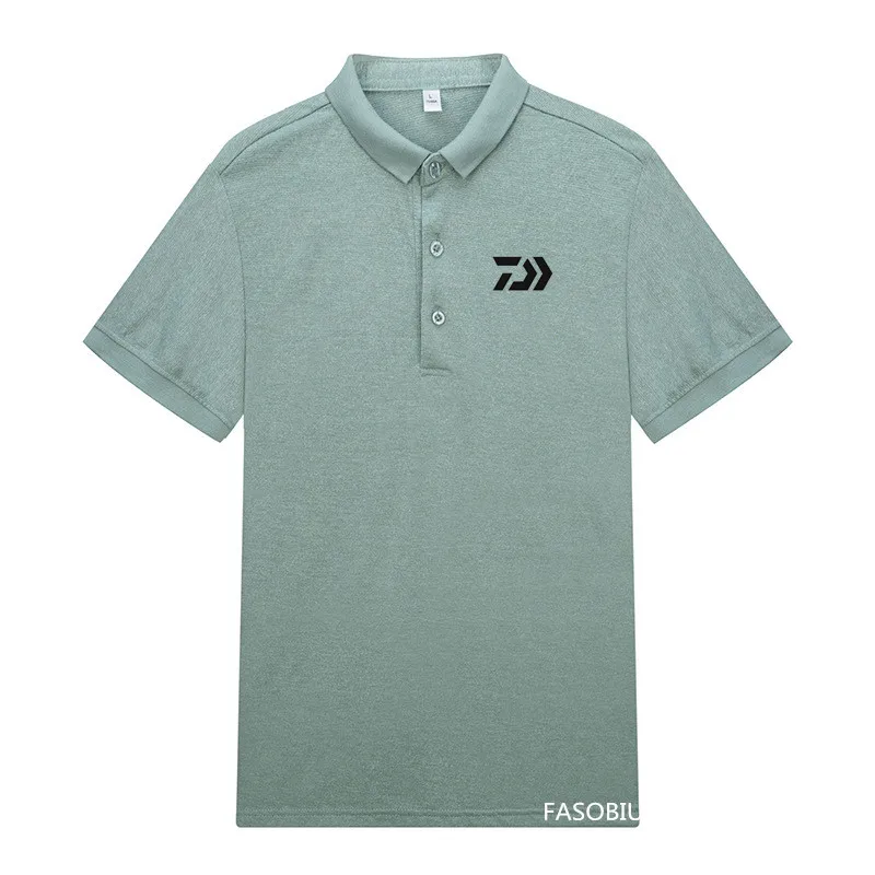 

2021 DAIWA Fishing T-shirt Summer Men's New Outdoor Sports Breathable Solid Color Short-sleeved Fishing T-shirt