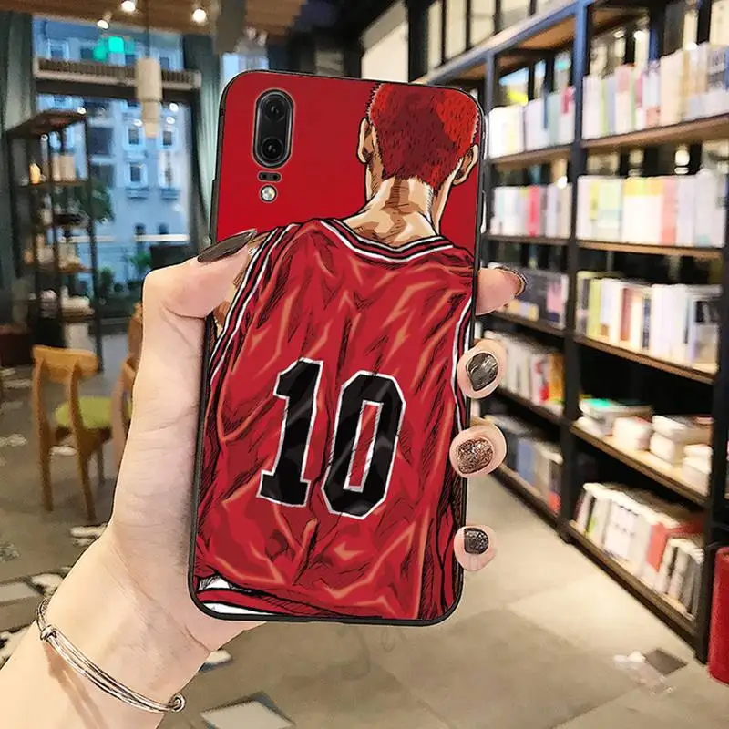 

Japanese Anime Slam Dunk Rubber Phone Cases For Huawei honor Mate P 10 20 30 40 Pro 10i 9 10 20 8 x Lite