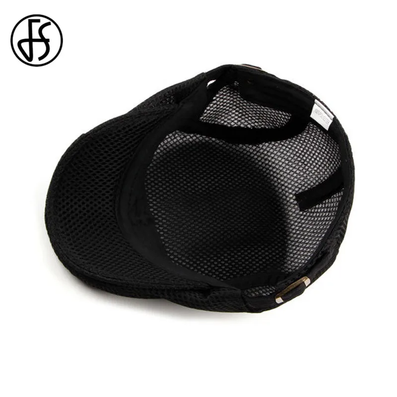 Кепка унисекс с плоским верхом FS повседневный берет от солнца дышащая