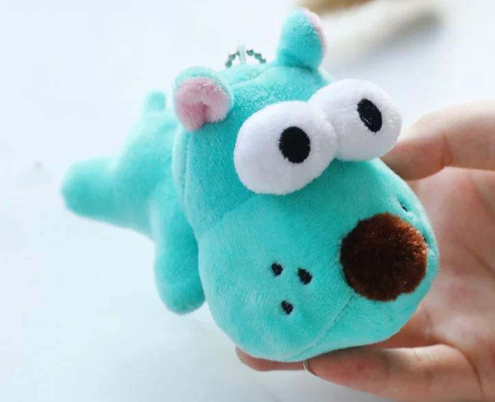 color 7-10 см. Cutel Husky Dog плюшевые мягкие игрушки, детский подарок собака плюшевая игрушка брелок для ключей кукла - Цвет: color