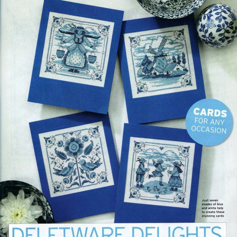 

CD041 Cross Stitch Kit Package Greeting Cards Needlework Counted Cross-Stitching Kits Christmas Mother's Father's Day Birthday