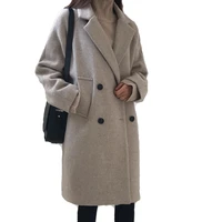 fashion long coat winter coat women casaco feminino girl wool coat manteau femme clothes jacket women 2020