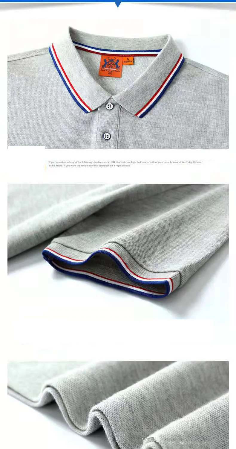 

2021 Summer Men's Polo Shirt Fashion Classic Casual Top Short Sleeve Cotton Collar High Quality Men's Slim Fit Polo Shirt