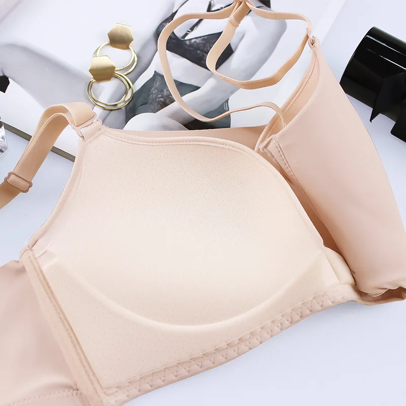 Бюстгальтер Roseheart женский без косточек модный черный бюстгальтер с чашками