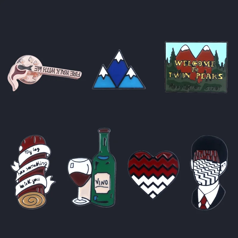 Мужская/женская брошь в форме сердца значок на лацкан|Броши| |