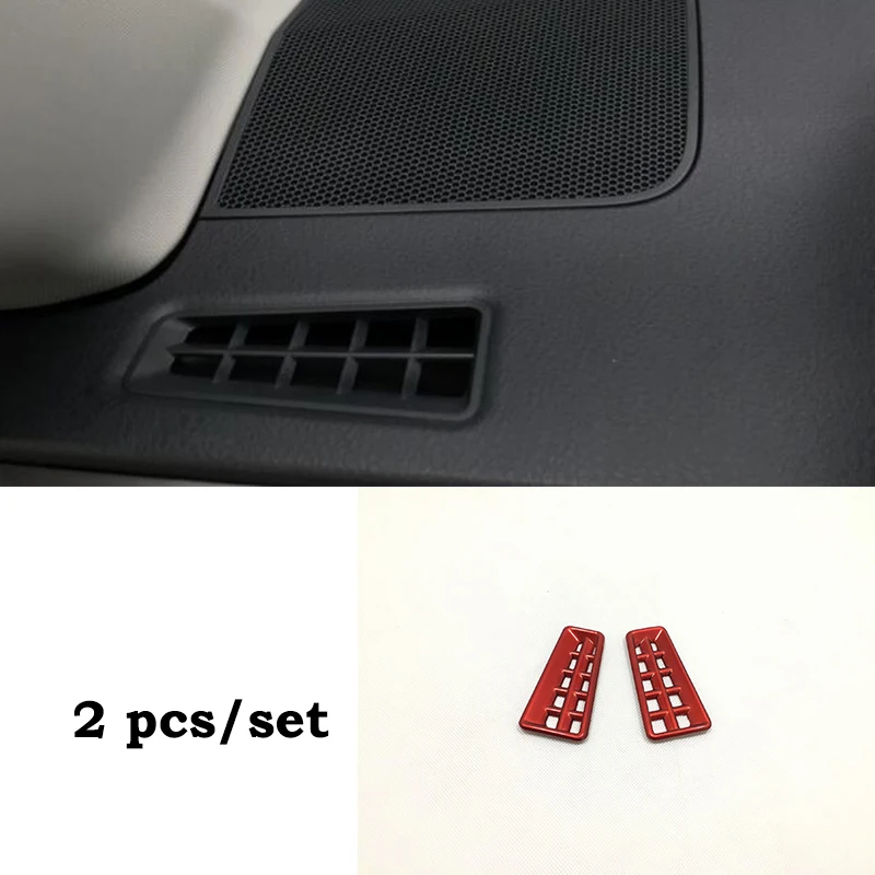 

For Toyota RAV4 accessories 2016 2017 ABS Plastic Car front Small air outlet Decoration Cover Trim sticker car styling 2pcs