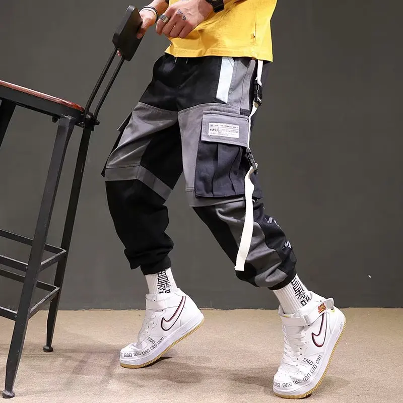 Джоггеры мужские спортивные в стиле хип-хоп повседневные брюки уличные штаны
