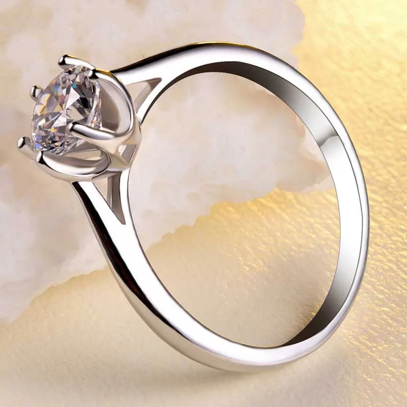 Bague Ringen кольца для женщин Стерлинговое Серебро 925 Мода классический темперамент Свадьба Помолвка подарки на день Святого Валентина высокое качество