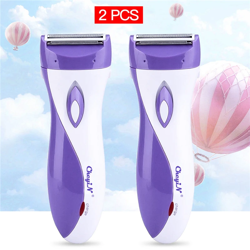 2 шт. автоматический электрический триммер для женщин тела подмышек шеи ног лица