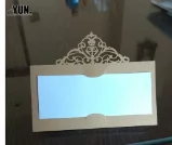 10 шт. лазерная резка сиденье карты винтажные настольные номер визитная карточка