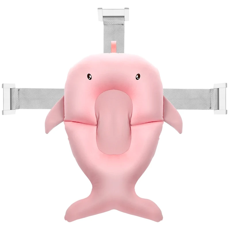 Мультяшная детская душевая Ванна Нескользящая складная ванна с крючками для