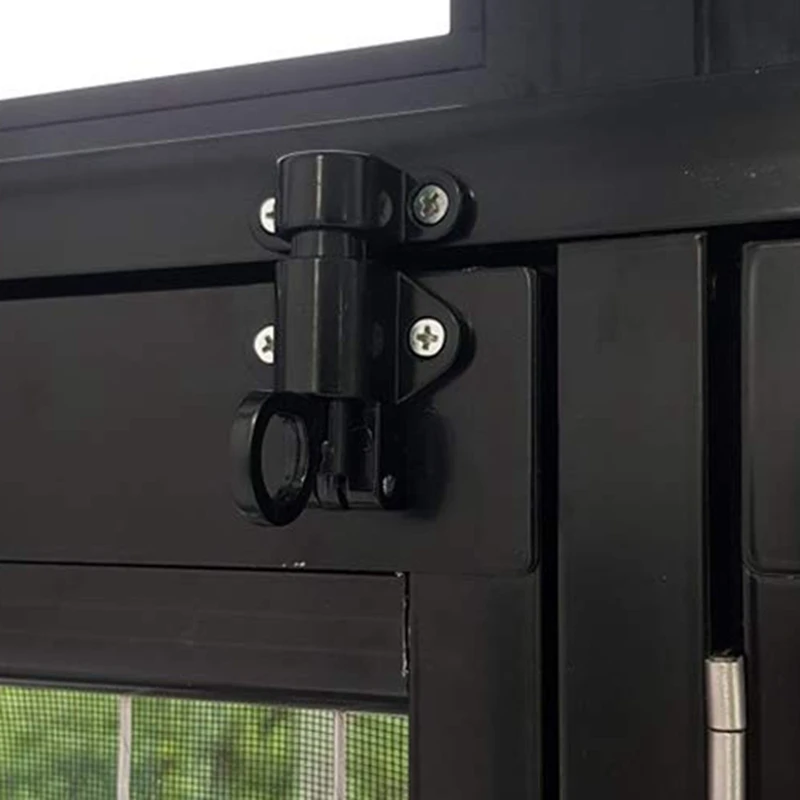 Hot XD-Aluminum Alloy Security Automatic Window Gate Lock Spring Bounce Door Bolt Latch