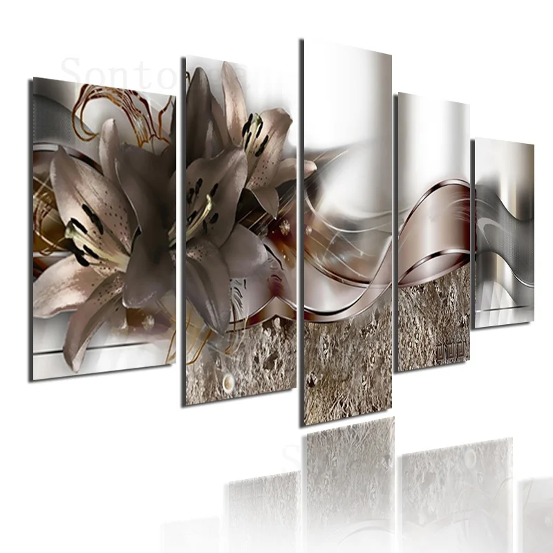 

Light Luxury Flower No. 3 Decorative Painting Simple Style Modern Porch Living Room Corridor Study Room Hotel