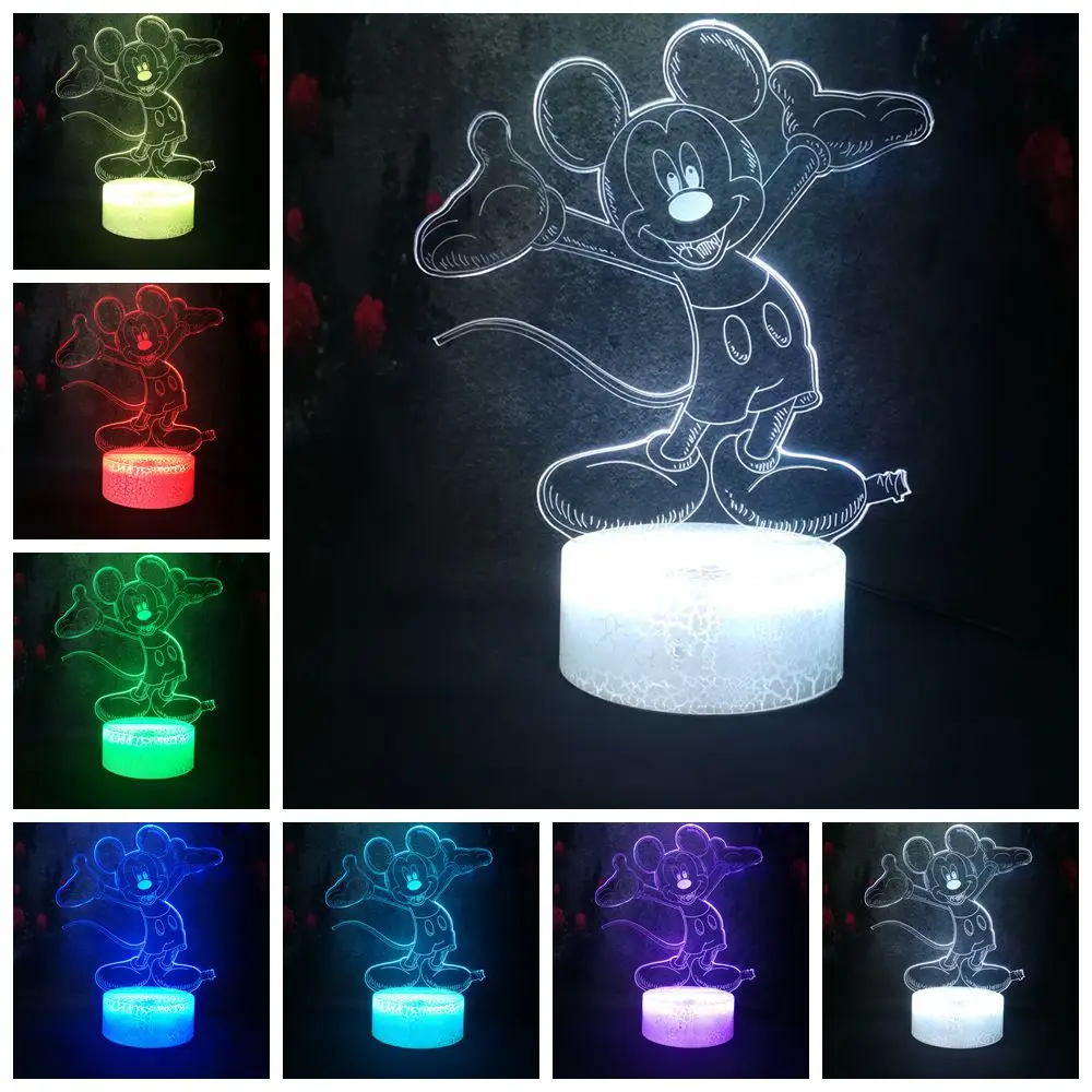 Прекрасный 7 цветов изменить творческий сенсорный пульт дистанционного