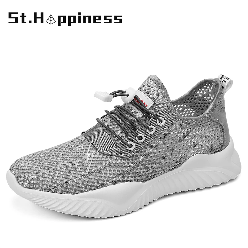 

2021 Summer New Men's Trendy Casual Shoes Hollow Out Light Breathable Mesh Outdoor Sneaker Fashion Fitness Running Sports Shoes