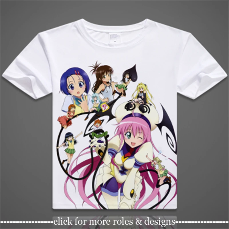 To Love Ru Momo Beria Debiruku костюм для косплея ткань взрослых детей Детская футболка с