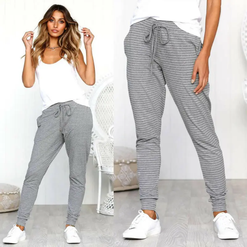 

Women's High Waist Stretch Vintage Skinny Pencil Pants Elegant Trousers Denim Leggings Office Lady Workwear S-XL