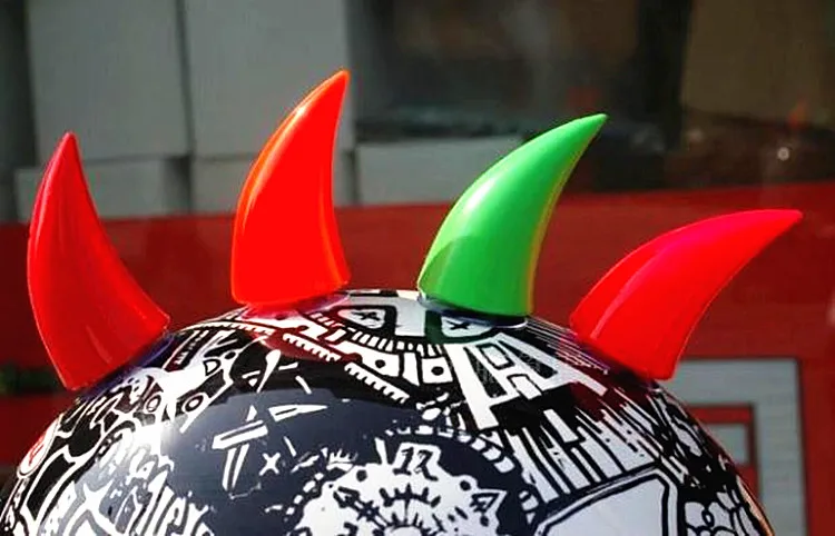 Модный мотоциклетный шлем в стиле панк дьявольский гудок украшение на все лицо