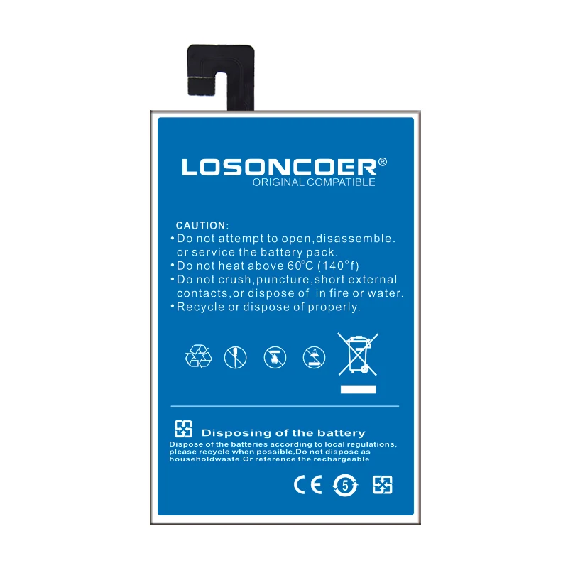 Аккумулятор LOSONCOER 6650 мАч C11P1508 для Asus Zenfone Max 5000 5000Z ZC550KL Z010DA Z010AD Z010DD C550KL | Мобильные