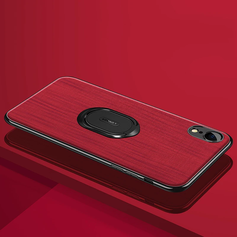 Чехол для телефона на чехле iphone X XS XR Max 8 7 6 6S Plus Магнитный держатель кольцо Крышка