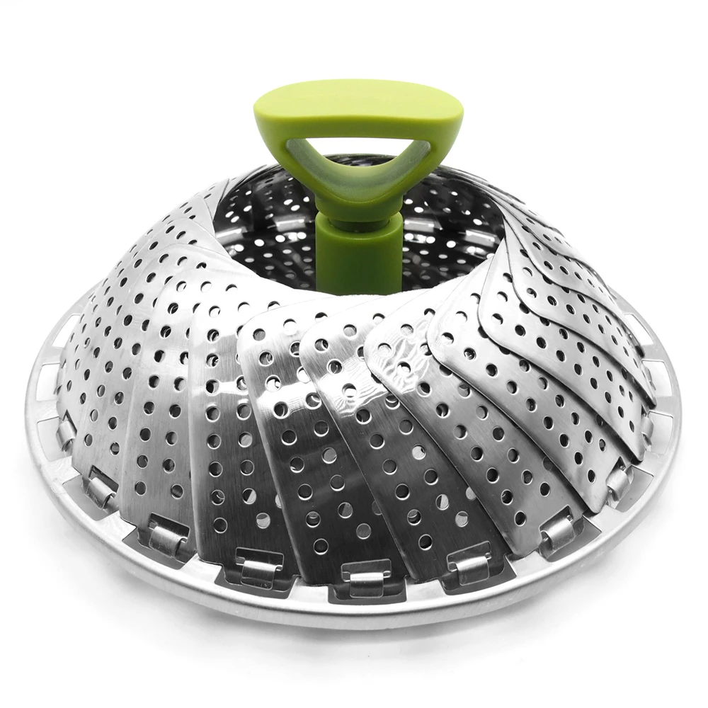Отпариватель складной из нержавеющей стали корзина для приготовления овощей