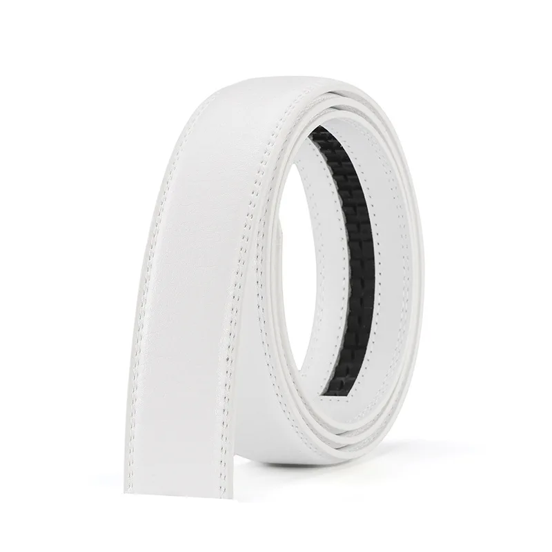 

Good Quality Real Genuine Leather Automatic Model Belts for Men Blue Colours Strap Belt 3.5cm Width Without Buckles