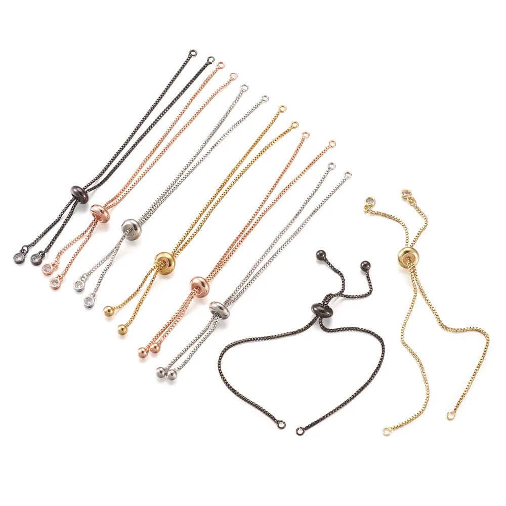 

16-20 шт., регулируемые разноцветные браслеты из латуни