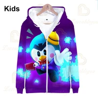 sandy spike and star6 to 19 years kids leon sweatshirt shooting game primo 3d hoodie boys girls cartoon tops teen clothes