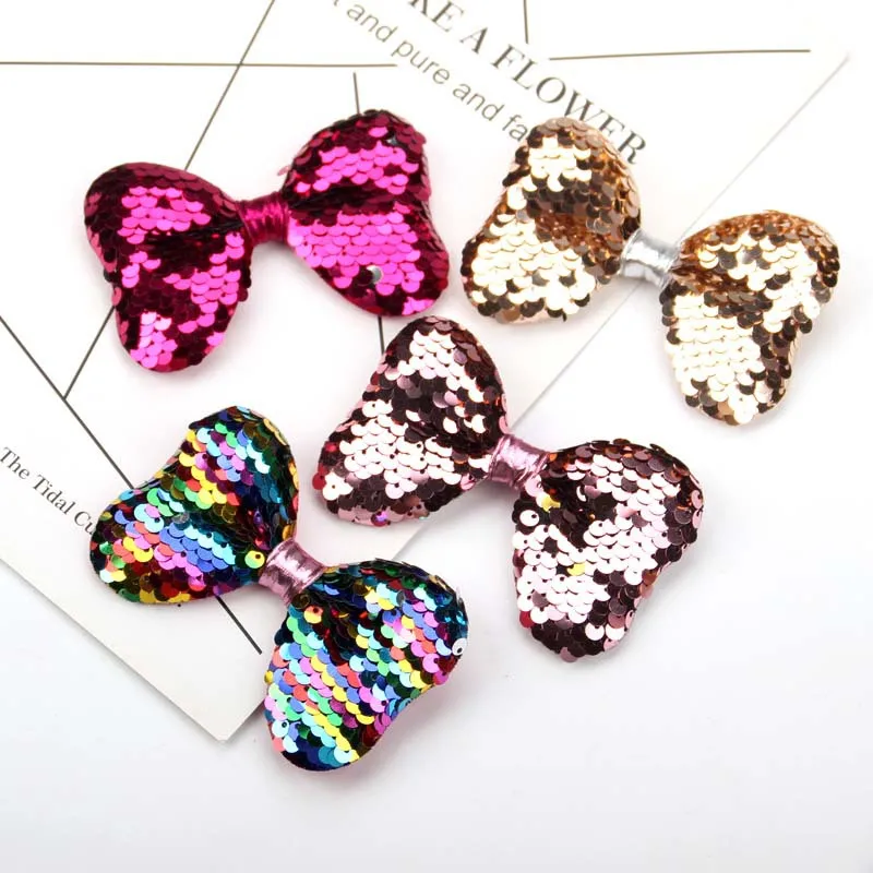 1 шт. 3 5 &quotРадуга галстуки-бабочки с блестками белым хлопковым чепчиком для