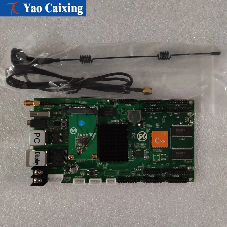 HD C35 контроллер wifi rj45 usb асинхронная карта управления p2 p2.5 p3 p4 p5 p6 p8 p10 rgb