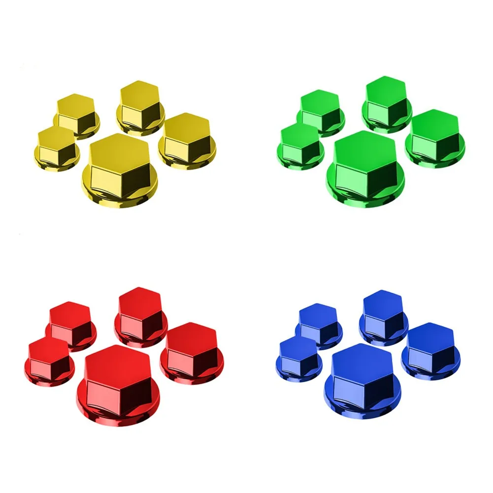 

30pcs Motorcycle Modified Parts Nut Cap Head Screw Cover Decor Screw Cap Parts For Motorcycles Electric Cars Equippments