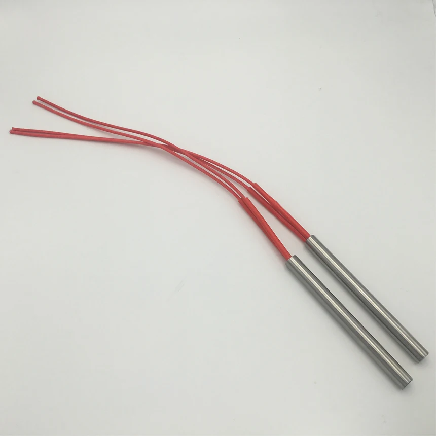 

2Pieces 16x180mm 220V 800W Stainless Steel Cylinder Tube Mold Heating Element Single End Cartridge Heater