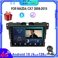 2 din android 10 car radio multimedia video player for mazda cx7 cx 7 cx 7 2008 2015 stereo receiver dsp gps carplay navigation