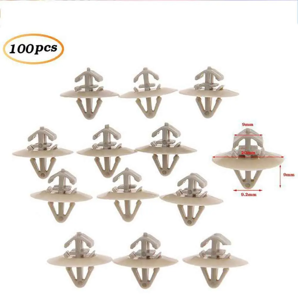 100 шт. Боковая дверь литье отделка крепжи и клёпки Высокое качество Пластиковые