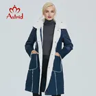 2019 Астрид новая зимняя куртка женская размера плюс Куртка парка однотонная кожаная одежда женское зимнее пальто AM-2082