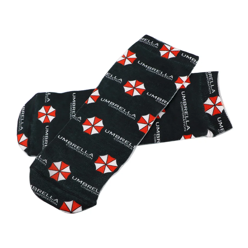 

Хлопковые носки J3440 с мультяшным принтом и зонтиком, повседневные креативные мягкие удобные носки, подарки, аксессуары для фильмов