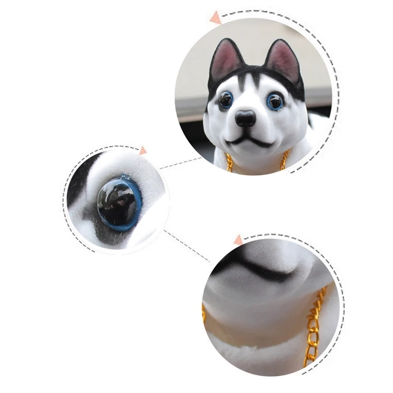 Beagles Lucky Dog качающаяся голова игрушка автомобиль домашний офис орнамент|Статуэтки